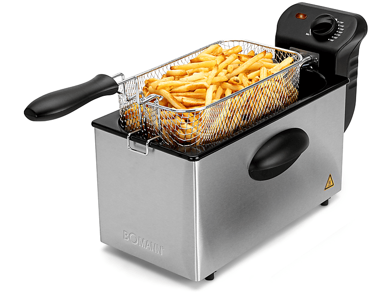 BOMANN FR 2264 CB Fritteuse 2000 Watt Silber