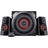 MediaMarkt TRUST GXT 38 Tytan 2.1 Subwoofer Speakerset - Zwart aanbieding