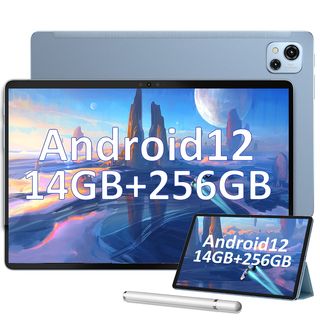 Tablet - OSCAL Pad13 Tablet, 10,1 pulgadas, Android 12, WiFi dual 4G-LTE+5G, CPU Octa-Core, batería de 7680mAh, Azul, 256 GB, 10,1 " UFHD, 8 GB RAM, UNISOC T606 Prozessor（Octa-Core Prozessor）, Android