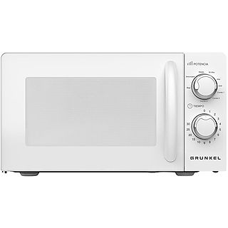 Microondas libre instalación - GRUNKEL MWG20MI, 700 W, 5 potencia, 20 l, Blanco