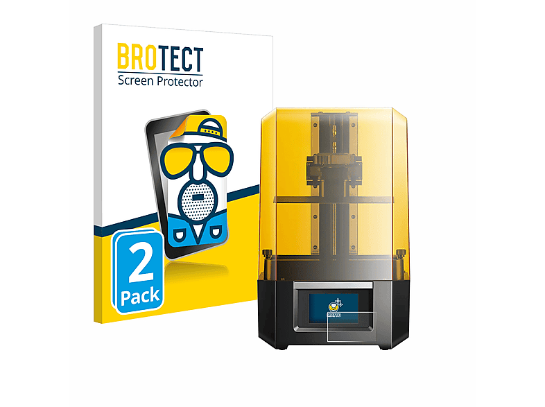 BROTECT Schutzglas Für Anycubic Kobra 3D-Drucker - 3er Set Panzerfolie 9H Härte