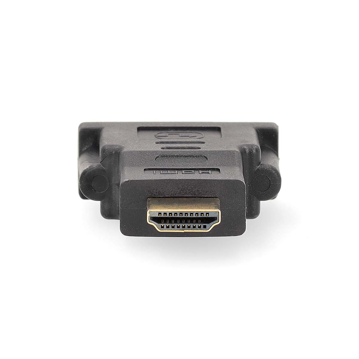 Adattatore HDMI a DVI nero.
