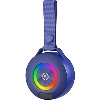 Altavoz inalámbrico - CELLY LIGHTBEATBL, 5 W, Bluetooth, 5 h, Azul