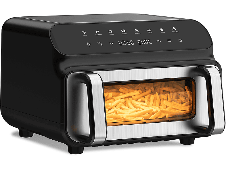 ICEAGLE AGT10001 Fry Max Airfryer XXL 10L Grill Heißluftfriteuse 2000