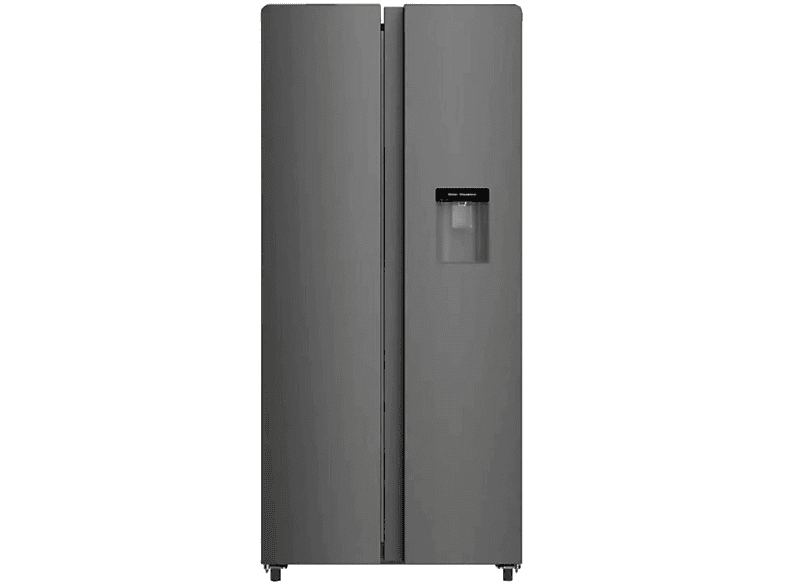 PKM SBS436NFWDIX Side by Side Kühl- und Gefrierkombination (E, 173,5 cm hoch, Edelstahl)