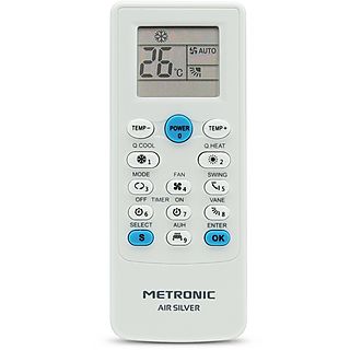 Mando aire acondicionado  - 495348 METRONIC, Blanco