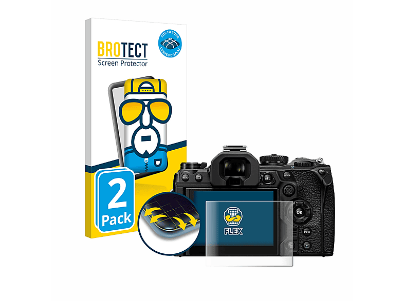 Brotect Anti-Reflet Protection D'Écran Verre Mat Pour Olympus