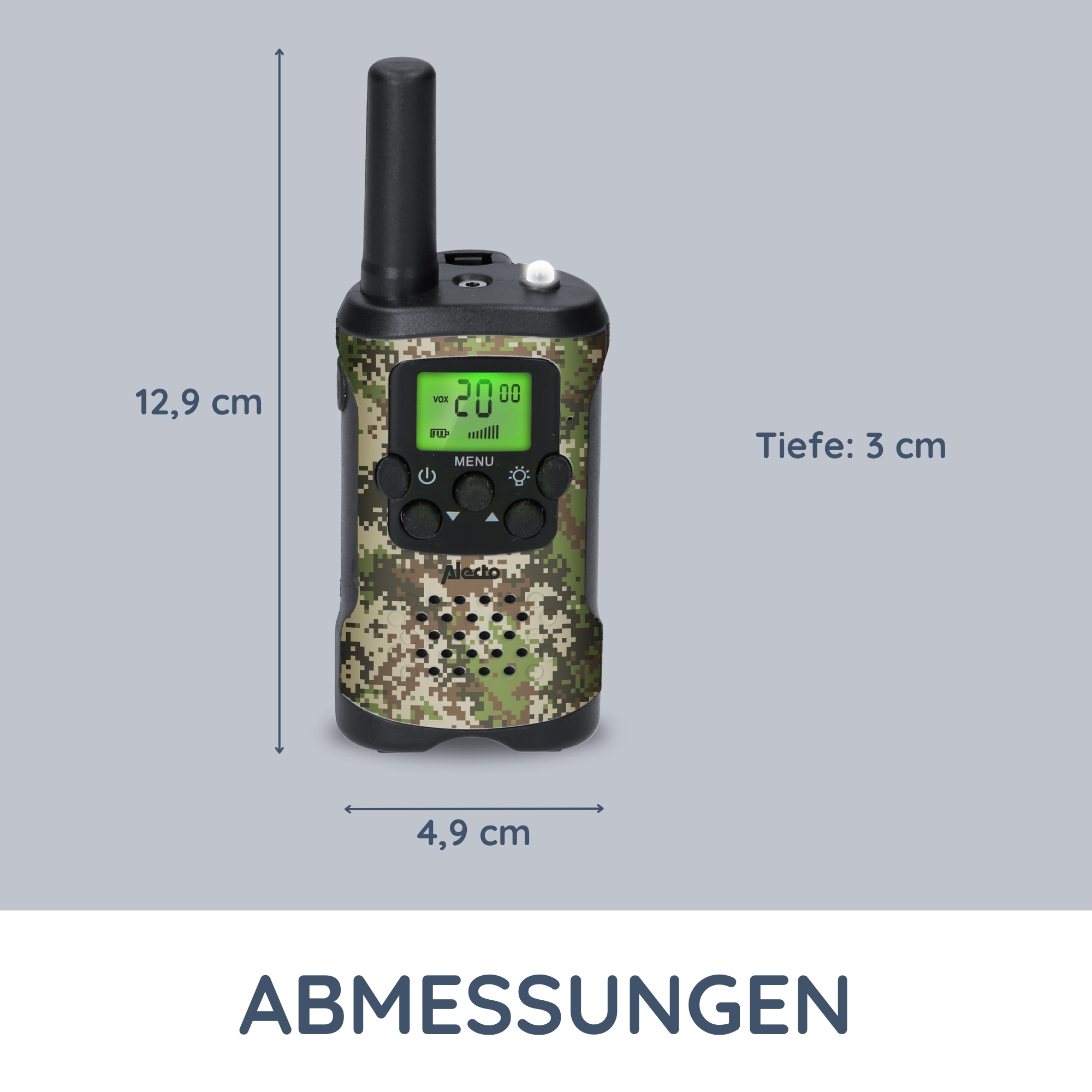 Radiotelefony/krótkofalówki ALECTO FR115CAMO Khaki