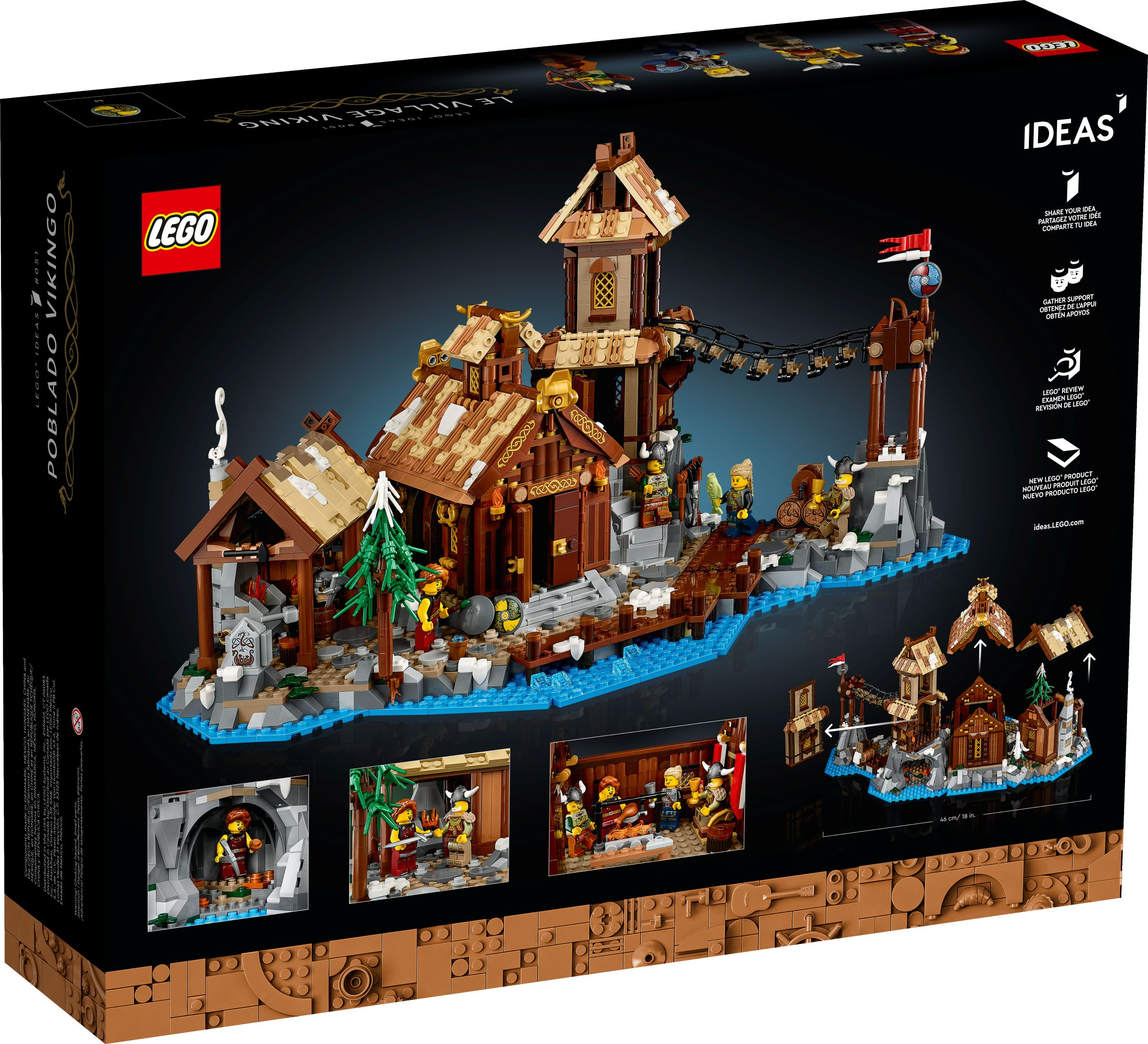 LEGO 21343 Wikingerdorf Spielset
