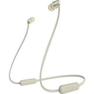 Auriculares inalámbricos - SONY WI-C310, Intraurales, Bluetooth, Oro