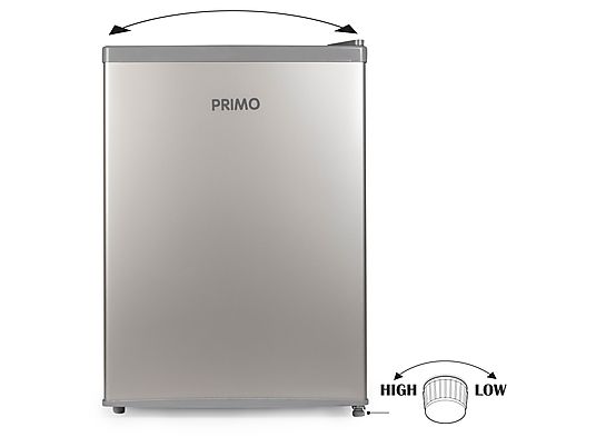 PRIMO PR128FR Koelkast Zilver