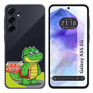 Funda móvil - TUMUNDOSMARTPHONE Galaxy A55 5G, Compatible con Samsung Galaxy A55 5G, Multicolor