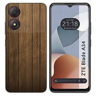 Funda móvil - TUMUNDOSMARTPHONE Blade A34 4G, Compatible con ZTE Blade A34 4G, Multicolor