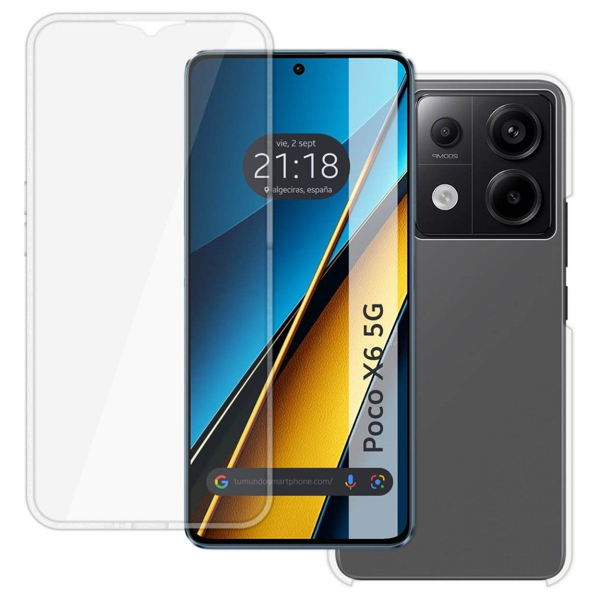 Protezione Urti PC E TPU Funda Completa Transparente Pc Tpu Full Body 360 Para Huawei Y5p Con Custodia Xiaomi Redmi Note 12 Pro 4g