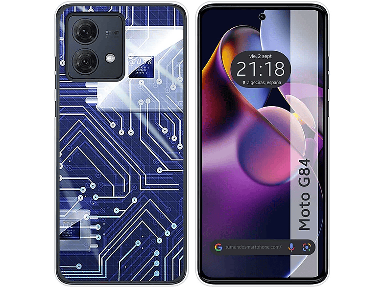 Moex Handyhülle Moex® Aero Case Für Motorola Moto G84 5G, Hülle Silikon Durchsichtig, Clear Schutzhülle Transparent Silikonhülle, Handy Case, Handy Sleeve