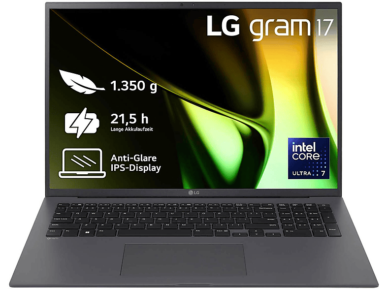 LG 17Z90S-G.AD7CG U7, Notebook, mit 17 Zoll Display, Intel® Core