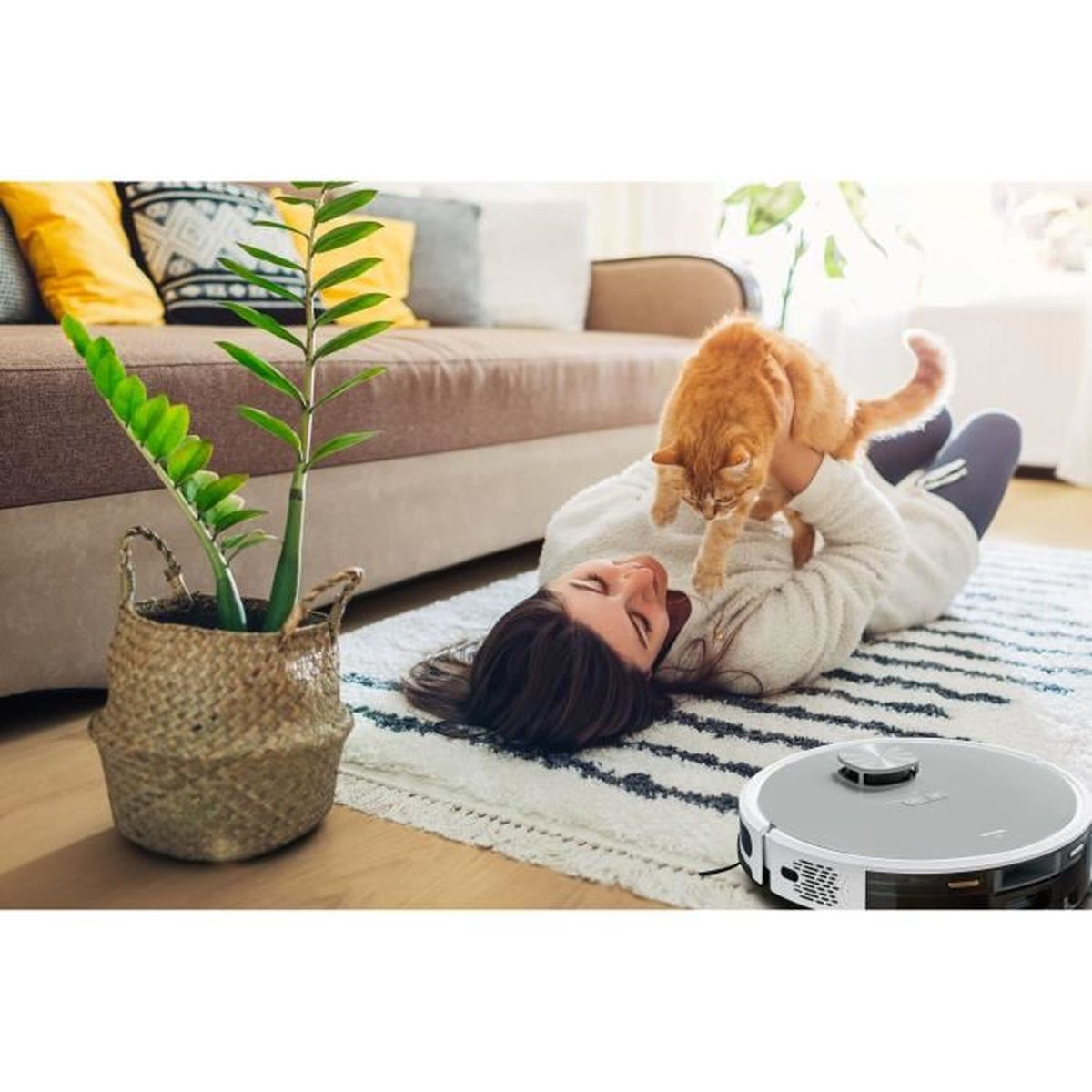 Robot odkurzający MEDION X21 SW Szary, Biały