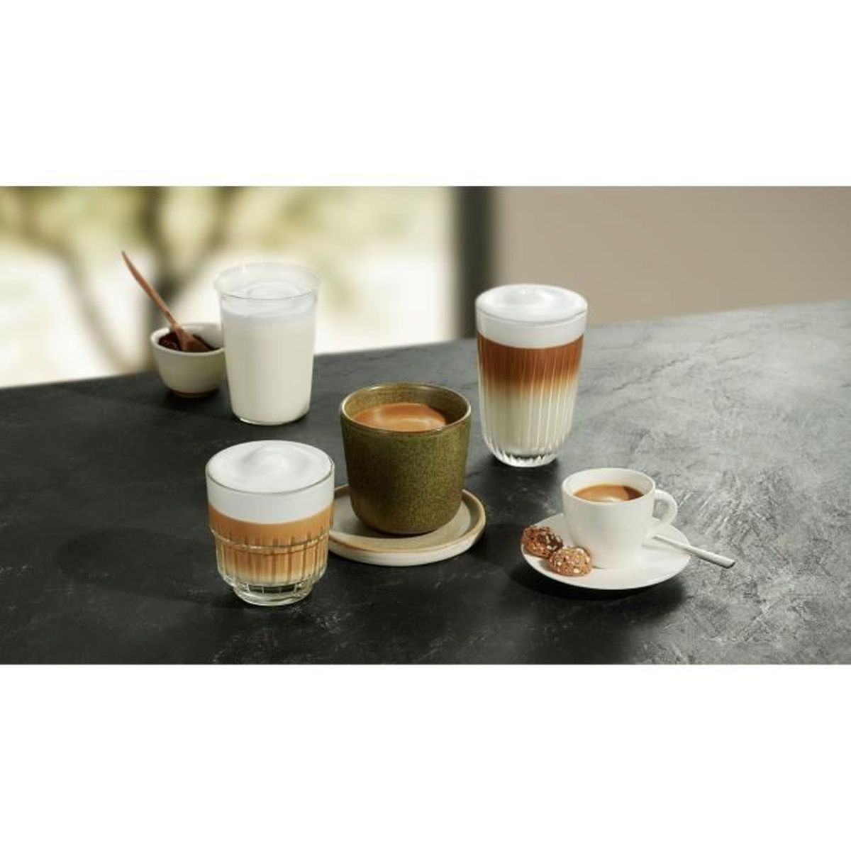 SIEMENS TF 303 E 07 Kaffeevollautomat Inox silver metallic/Schwarz