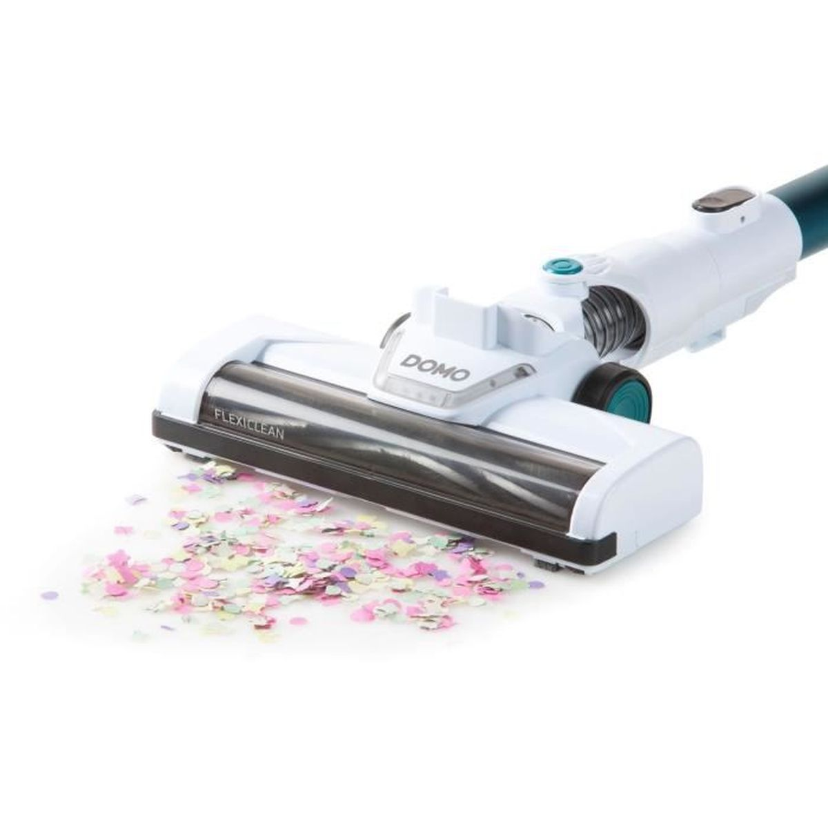 DOMO DO233SV Stielstaubsauger 2-in-1-Stabstaubsauger, Batteriebetrieb, 1,0 Watt