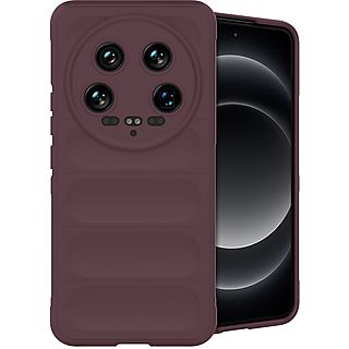 IMOSHION EasyGrip Backcover Telefoonhoesje voor Xiaomi 14 Ultra Aubergine