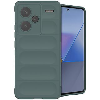 IMOSHION EasyGrip Backcover Telefoonhoesje voor Xiaomi Redmi Note 13 Pro Plus (5G) Donkergroen