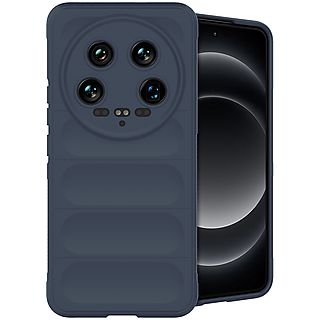 IMOSHION EasyGrip Backcover Telefoonhoesje voor Xiaomi 14 Ultra Donkerblauw