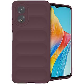 IMOSHION EasyGrip Backcover Telefoonhoesje voor Oppo A18,  A38 Aubergine
