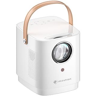 IMOSHION Mini projector Mini Beamer Wit