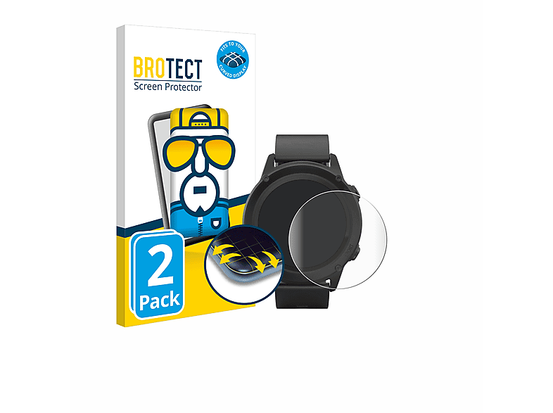 BROTECT Pellicola Protettiva Vetro 3D Per Motorola Moto G8 | Full Cover Curvo | 2 Pezzi | Anti Graffio E Anti Impronta | Made In Germany