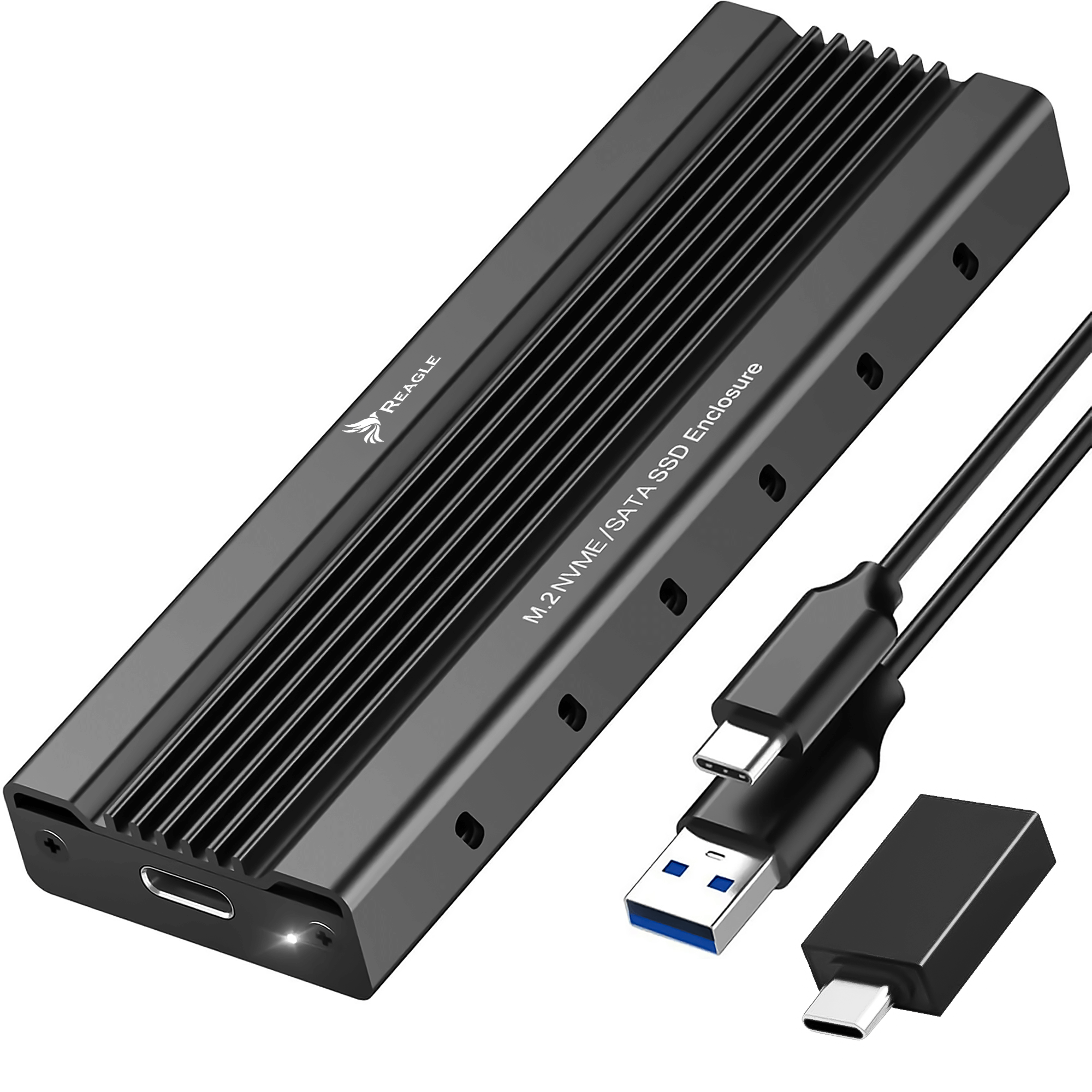 REAGLE M.2 NVMe USB 3.2, 4 TB SSD, extern, Silber | MediaMarkt