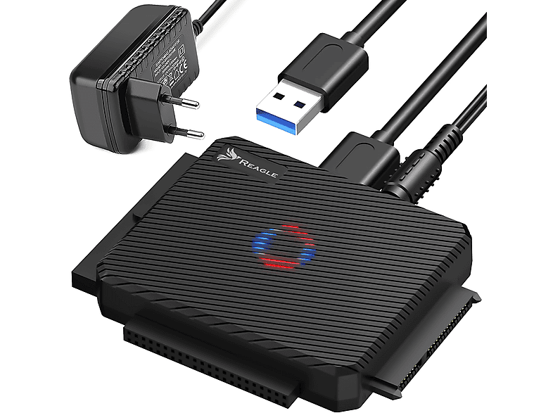 Adaptador informática | USB 3.1 SATA III IDE 16TB LED REAGLE | MediaMarkt