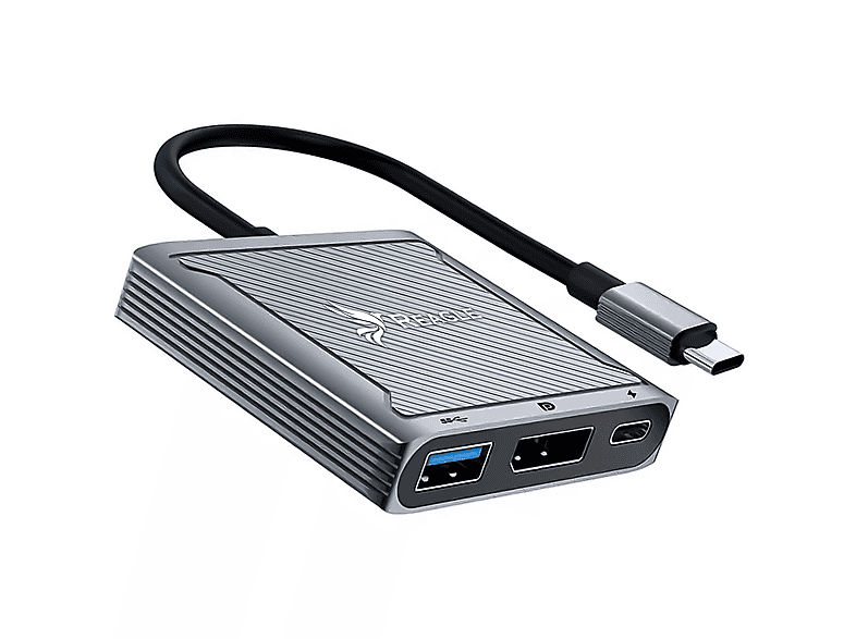 REAGLE USB-C zu DisplayPort Adapter 8K 60Hz mit PD 100W USB-C zu ...