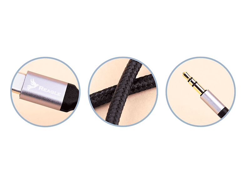 Cavo USB C A Jack Audio 3.5 Mm Compatibile Con Xiaomi Redmi Note 14 5G Global, Adattatore Per Collegare Auricolari, Autoradio O Altoparlanti - 2