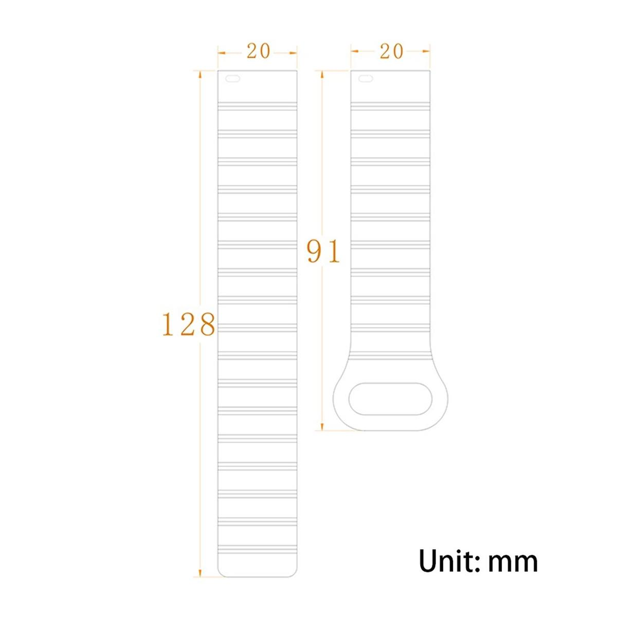 Zwei Gitarren-Griffbrettvorlagen mit Maßen: 128 mm lang, 91 mm Bundabstand, 20 mm Breite.