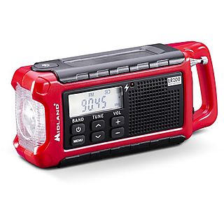 Radio portátil  - ER200 MIDLAND, Rojo