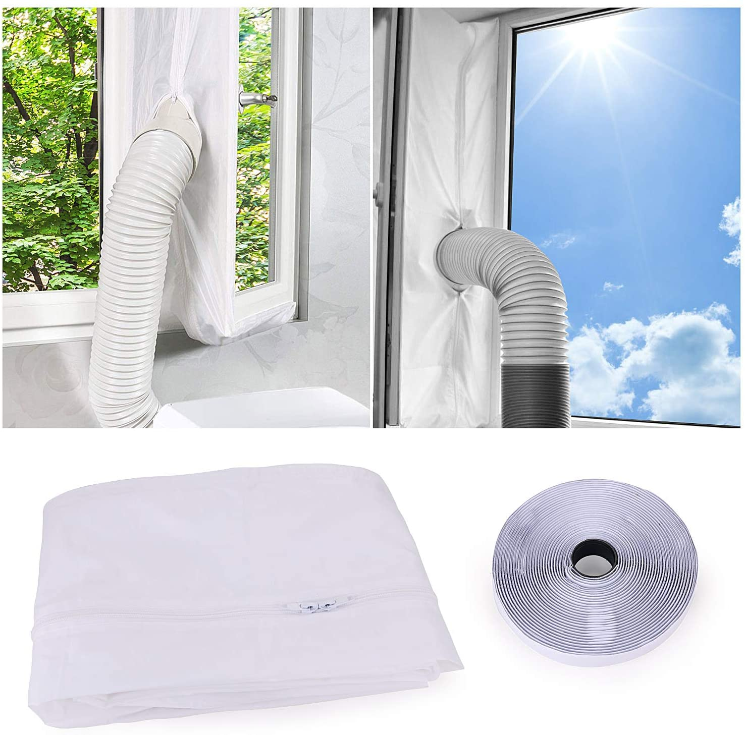 Canale Climatizzazione Curvo 80x60mm - Passamuro Per Aria Condizionata