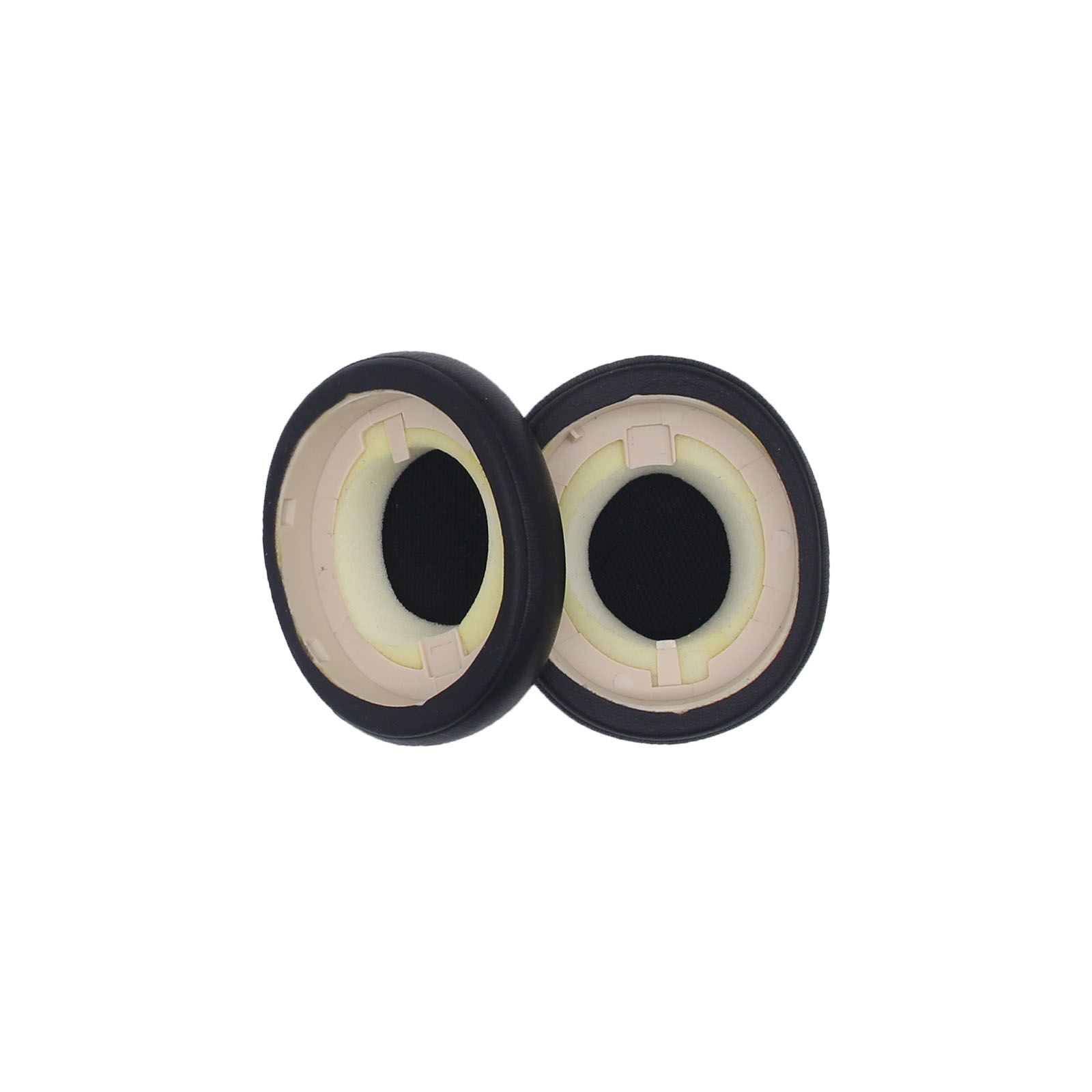 Dwie nausznice. Są czarne z jasną pianką w środku.