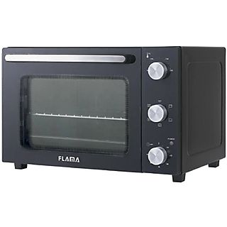 Mini horno - FLAMA 308615814, 1500W, 35 l, Negro