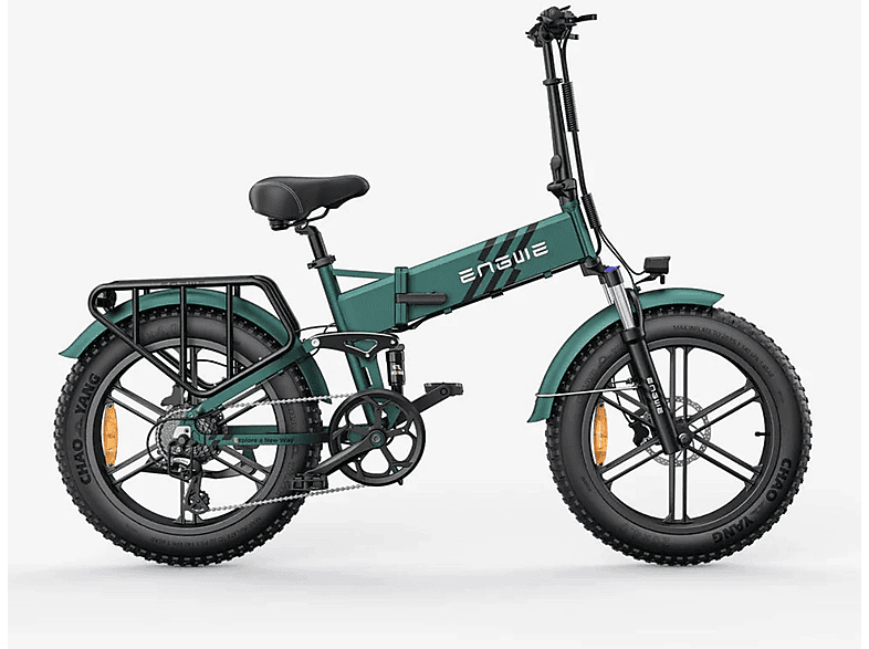 ENGWE ENGINE Pro 2.0 Kompakt-/Faltrad (Laufradgröße: 20 Zoll, Unisex-Rad, 832Wh, Grün)