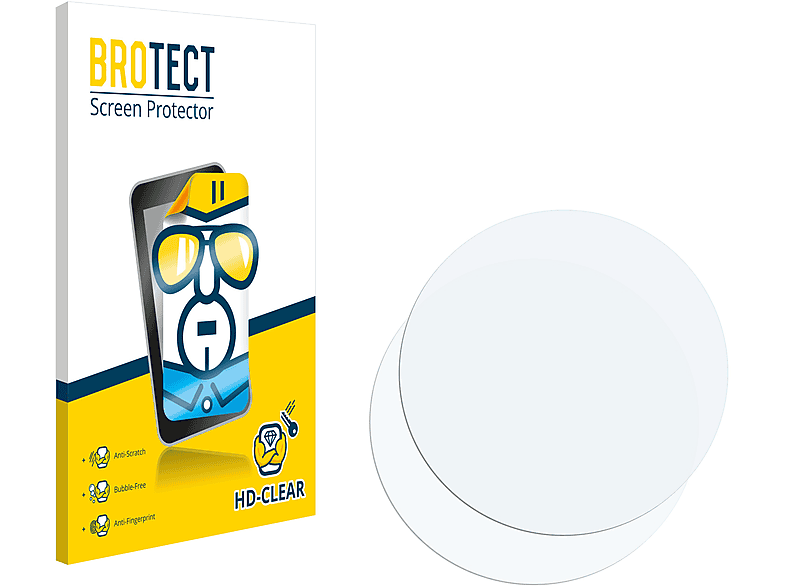 BROTECT 2x klare transparente Schutzfolie (für Garmin Forerunner 610)