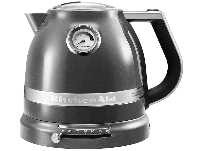 KITCHENAID 5KEK1522EMS ARTISAN MED Wasserkocher, Medaillon-Silber