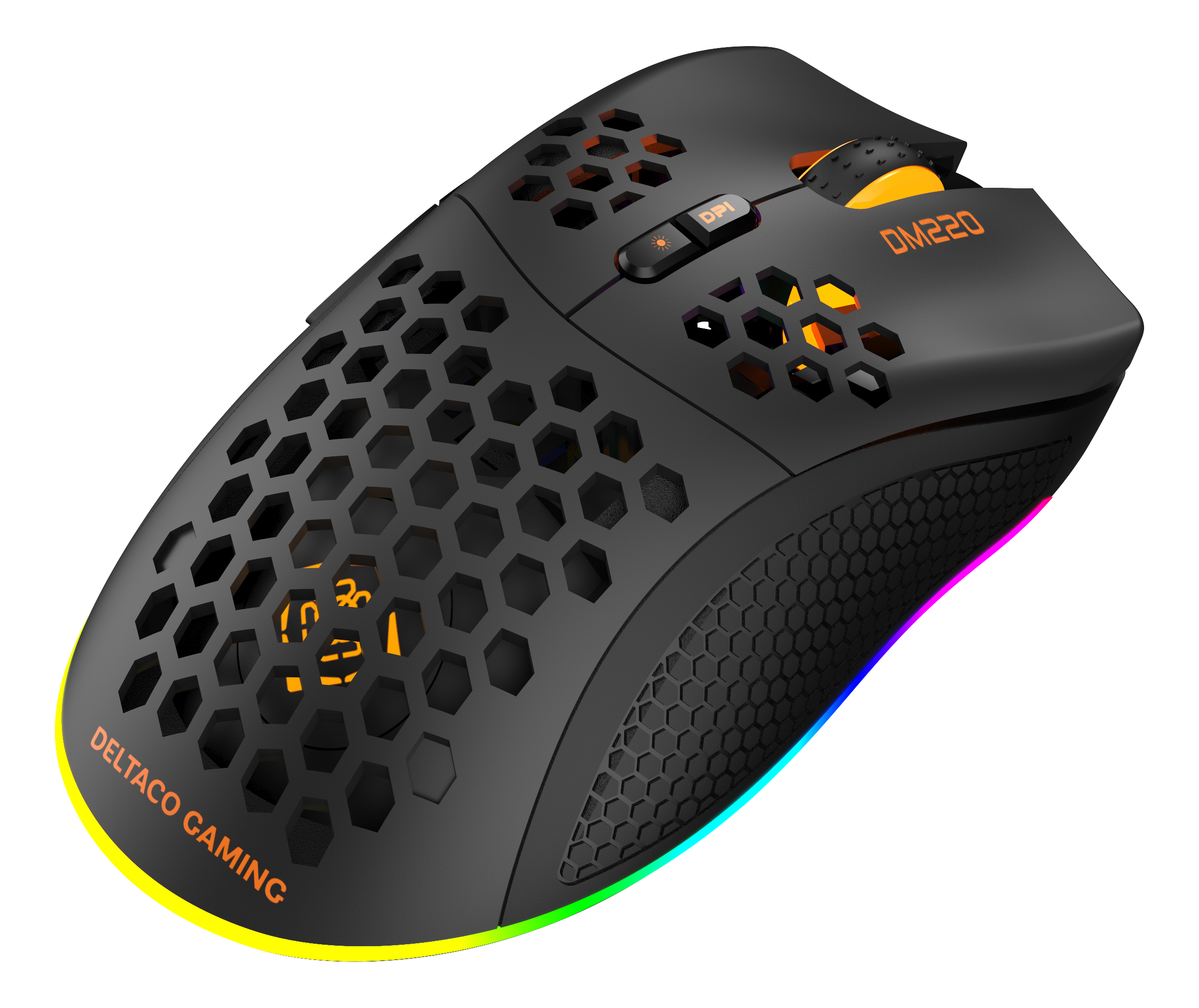 DELTACO Deltaco Gaming DM220 Wireless Lightweight Gaming Mouse Gaming Maus, Schwarz