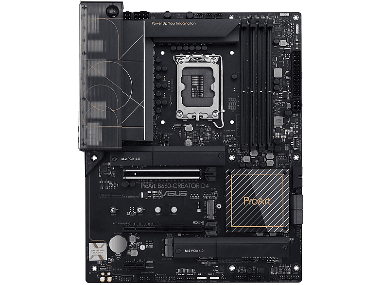 Placa base  - ASUS PROART B660-CREATOR D4 Intel B660 LGA 1700 ATX ASUS