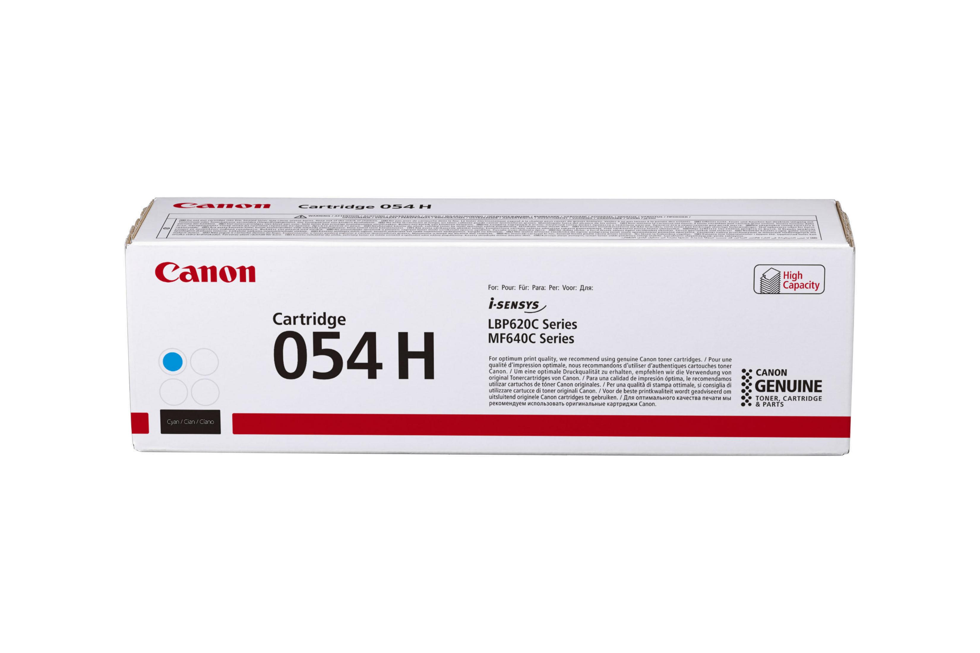 CANON CRG 054H C MF645 Yüksek Kapasiteli  Toner Lazer baskı Toner Cyan