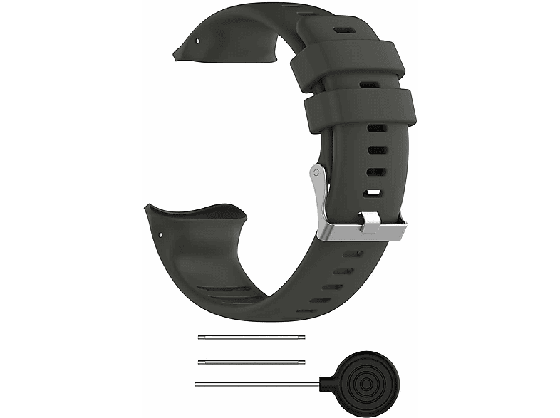 Silikon-Armband Für Polar Vantage V2 – Weich, Atmungsaktiv, Wasserdicht, Inkl. Werkzeug & Stahlnadeln