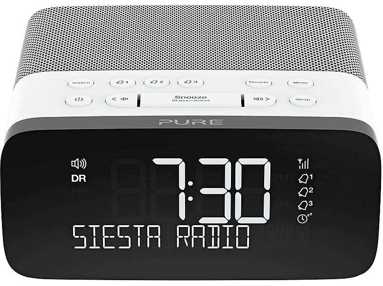 Radio despertador  - PURE Siesta Rise / Radio despertador de estantería PURE