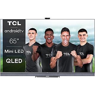 TV Mini LED 65" - TCL 65C825, QLED 4K, DVB-T2 (H.265), Plata