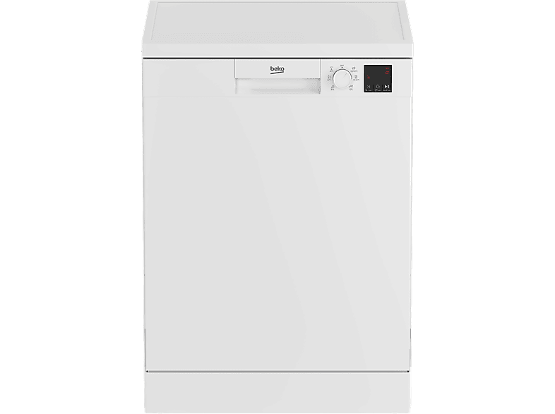 BEKO DVN06430W Geschirrspüler (freistehend (Besteckkorb, 59,8 cm breit, 47 dB (A), D)