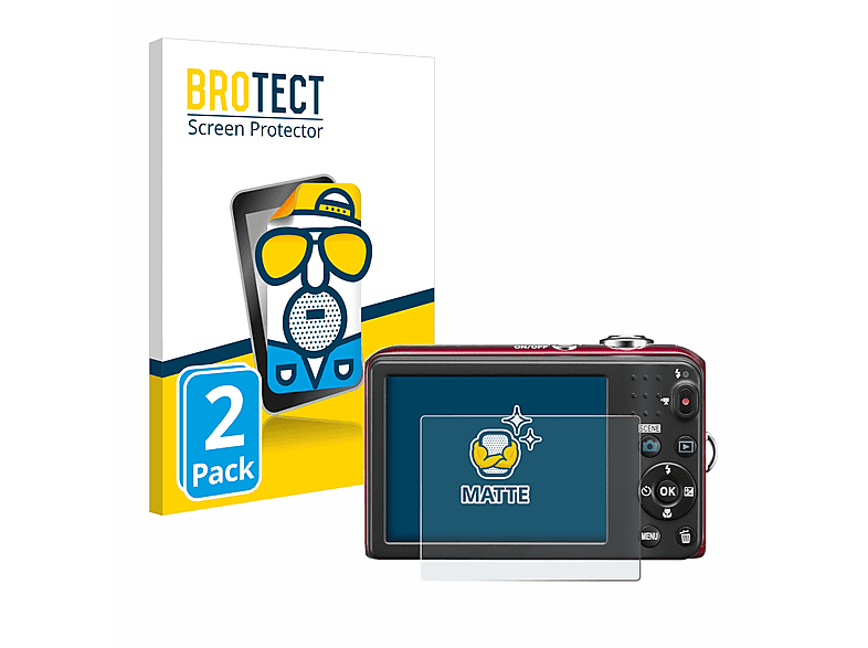 BROTECT Matte Displayschutzfolie Für Nikon Coolpix L810 – Entspiegelt, Anti-Fingerprint, 2 Stück