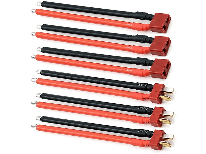 Connecteur de Câble de Charge EC5 Adapté pour Drones RC Quadricoptères Plaqué Or, Haute Flexibilité Compatible avec les Batteries Lipo, Rouge Noir Bleu, Plastique Connecteur de Câble de Charge EC5 Adapté pour Drones RC Quadricoptères Plaqué Or, Haute Flexibilité Compatible avec les Batteries Lipo, Rouge Noir Bleu, Plastique